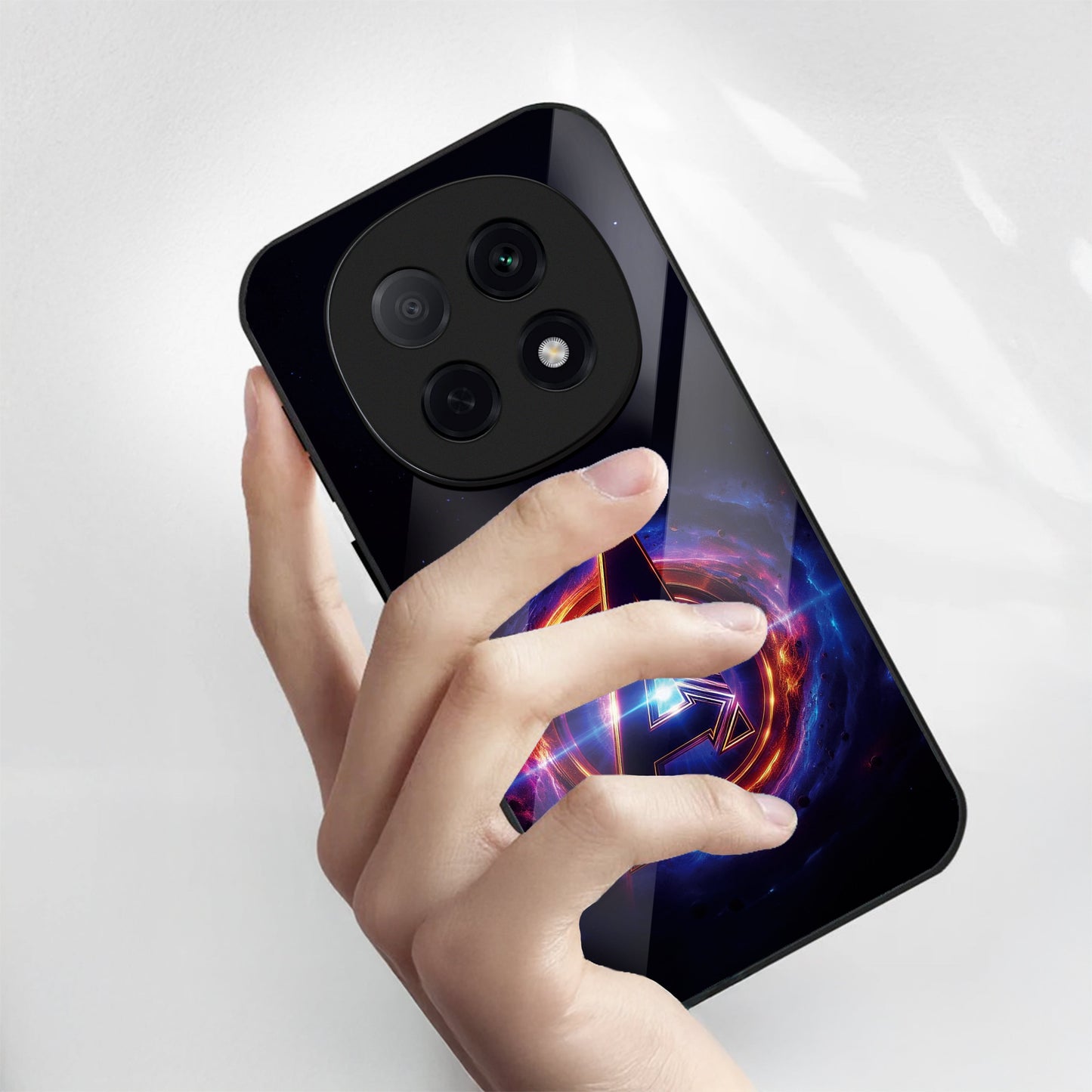 OPPO F29 Pro 5G Premium Acrylic Shockproof Glass Back Case (Endgame Impact)