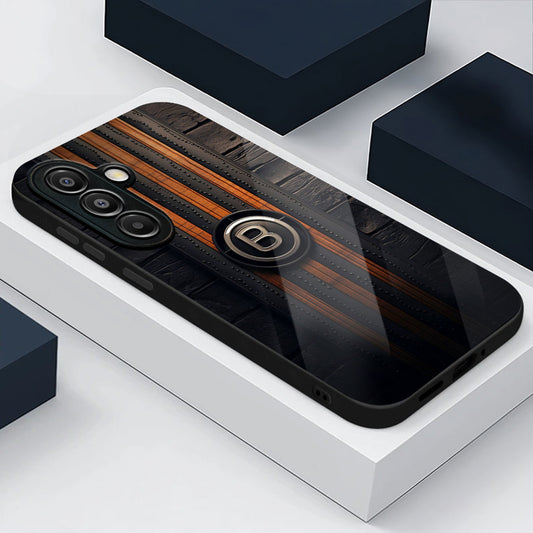 Samsung Galaxy A56 Premium Acrylic Shockproof Glass Back Case (BlackEdition)