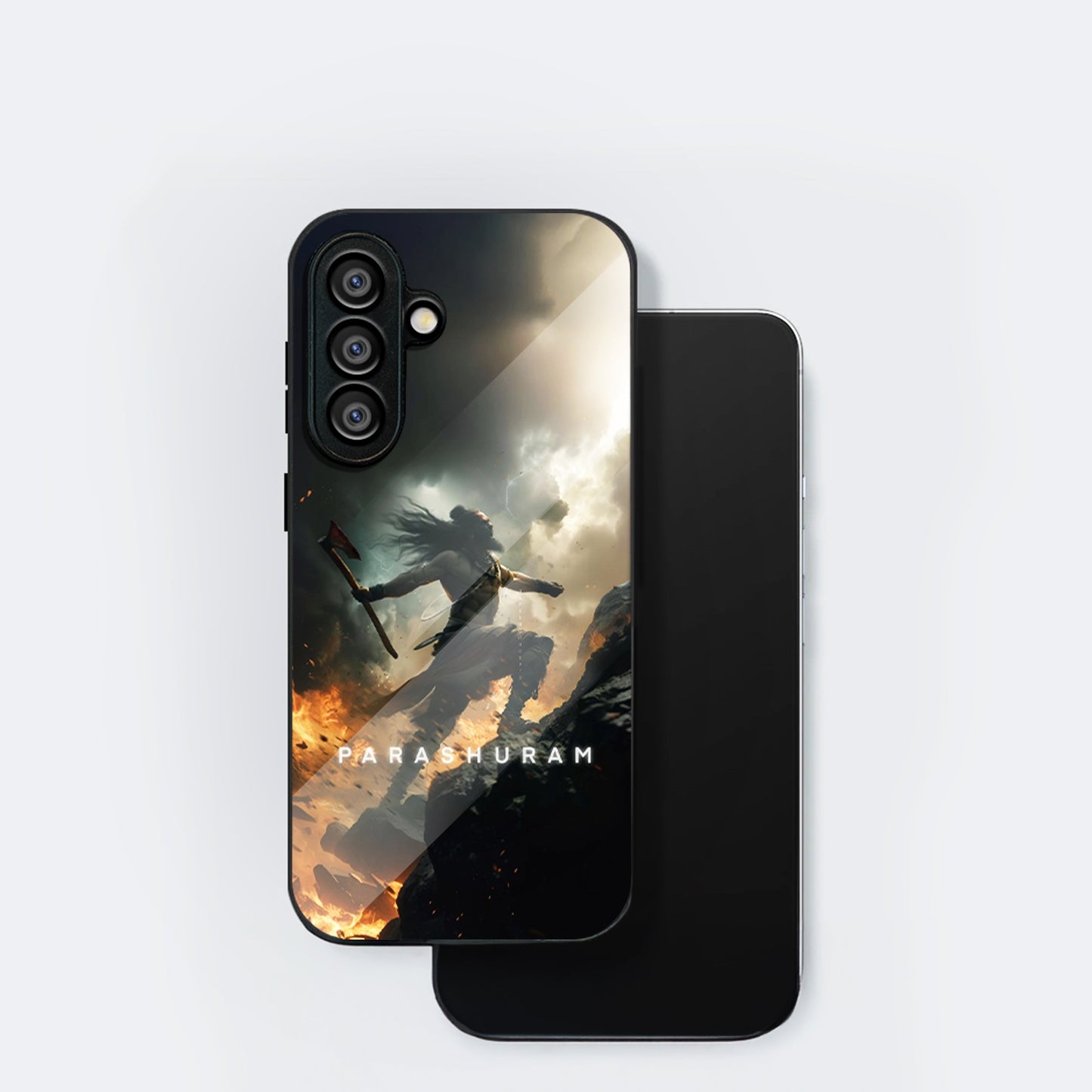 Samsung Galaxy A56 Premium Acrylic Shockproof Glass Back Case (AgniYodha)