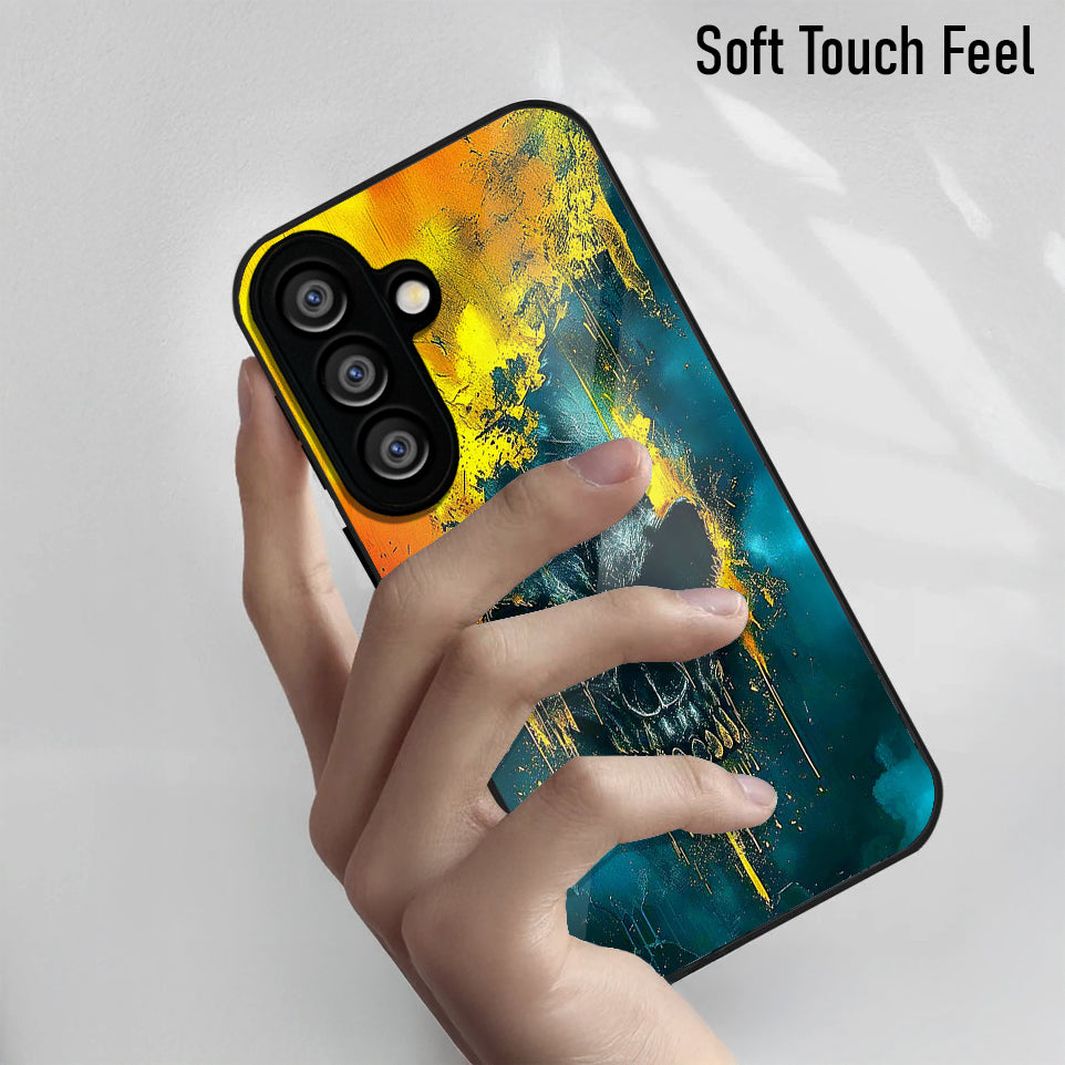 Samsung Galaxy A36 Premium Acrylic Shockproof Glass Back Case (Phantom Guard)