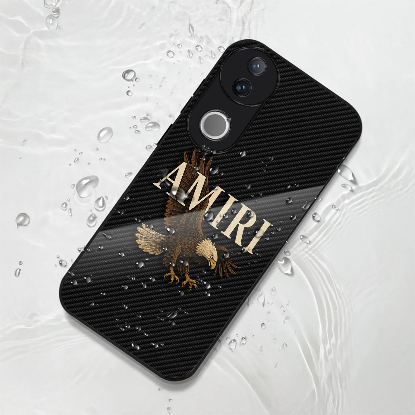 Vivo V50 5G Premium Acrylic Shockproof Glass Back Case (Amiri Case)