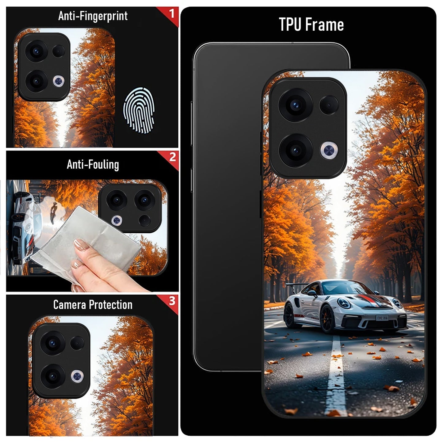 Oppo Reno 13 Acrylic Back Glass Case