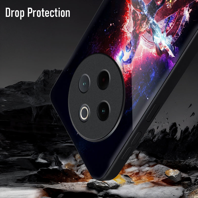 Vivo T4 5G Premium Acrylic Shockproof Glass Back Case (Infinity Blaster)