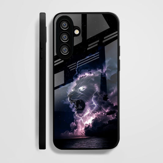 Samsung Galaxy A36 5G Premium Acrylic Shockproof Glass Back Case (Storm King)