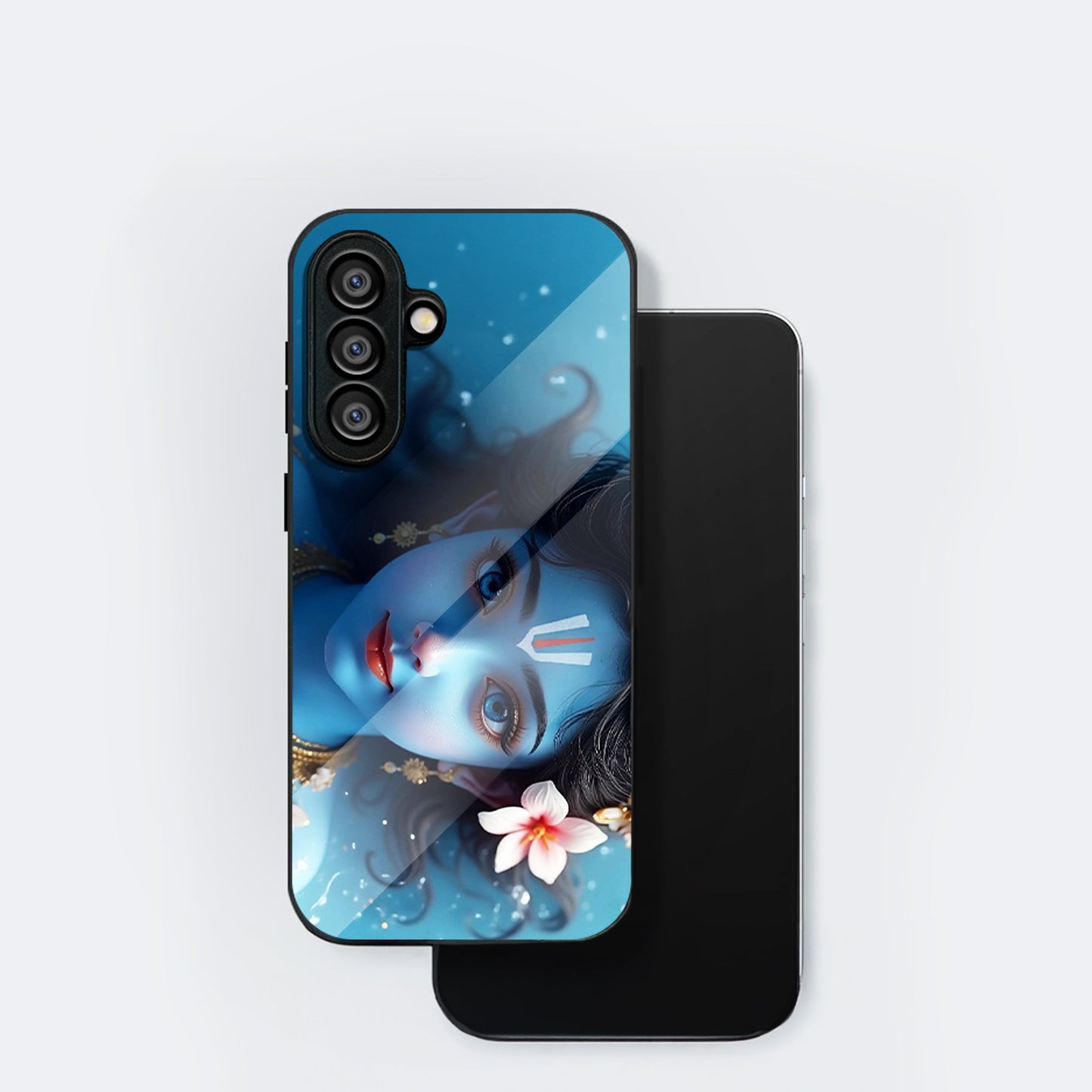 Samsung Galaxy A56 Premium Acrylic Shockproof Glass Back Case (Divine Aura)