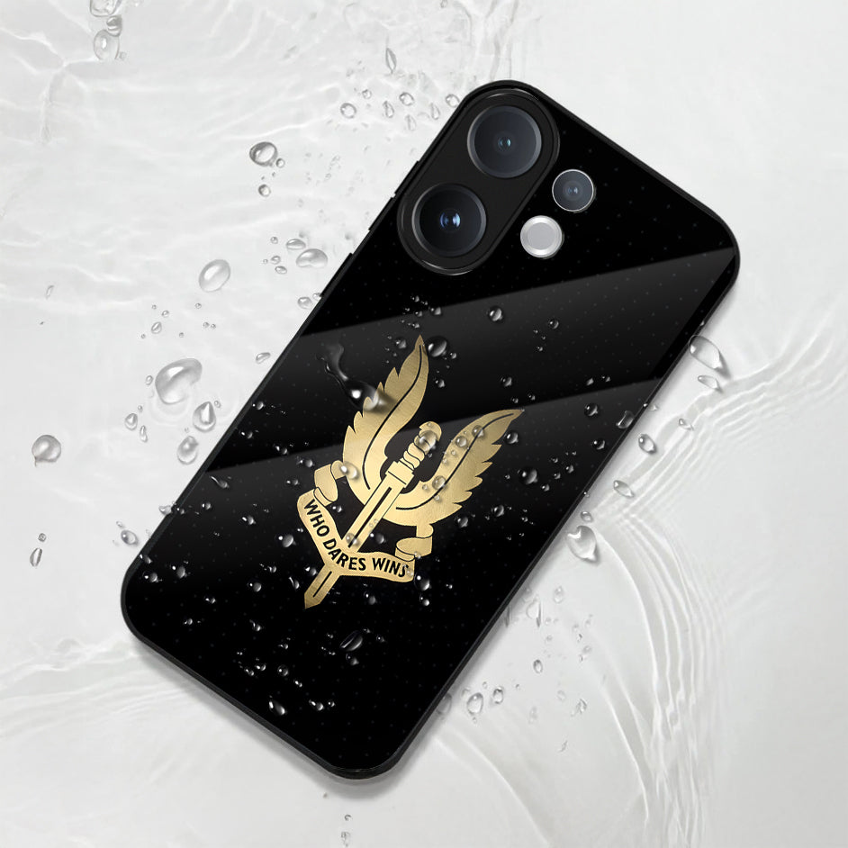 Vivo V60 5G Premium Acrylic Shockproof Glass Back Case ( Dare Wins)