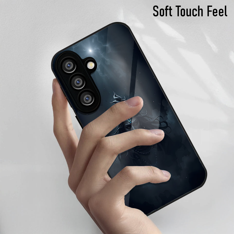 Samsung Galaxy A56 Premium Acrylic Shockproof Glass Back Case (DivineEnergy)