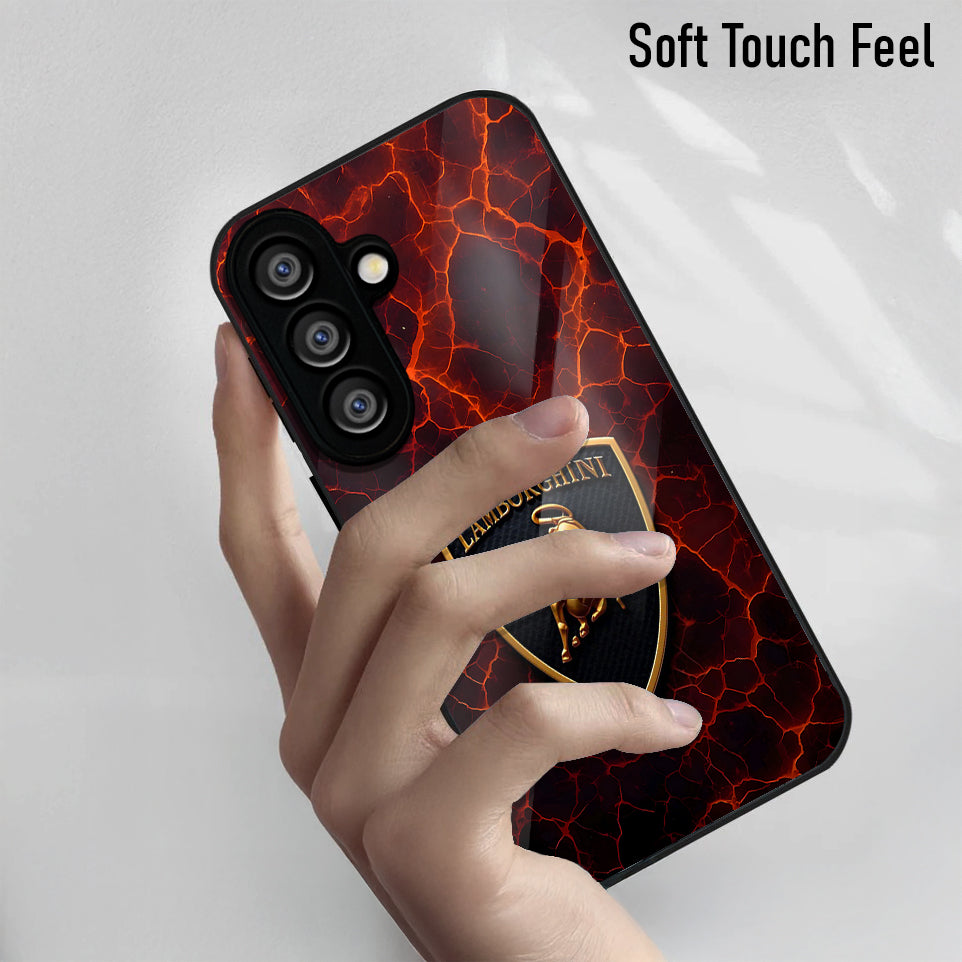 Samsung Galaxy A36 Premium Acrylic Shockproof Glass Back Case (SpeedFlare)