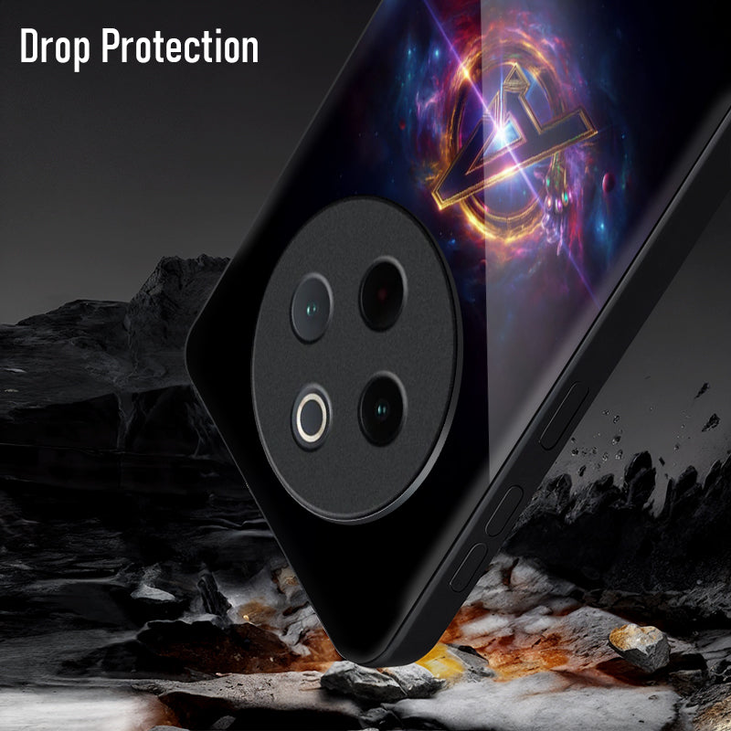 Vivo T4 5G Premium Acrylic Shockproof Glass Back Case (Endgame Impact)