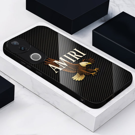 Vivo V50 5G Premium Acrylic Shockproof Glass Back Case (Amiri Case)