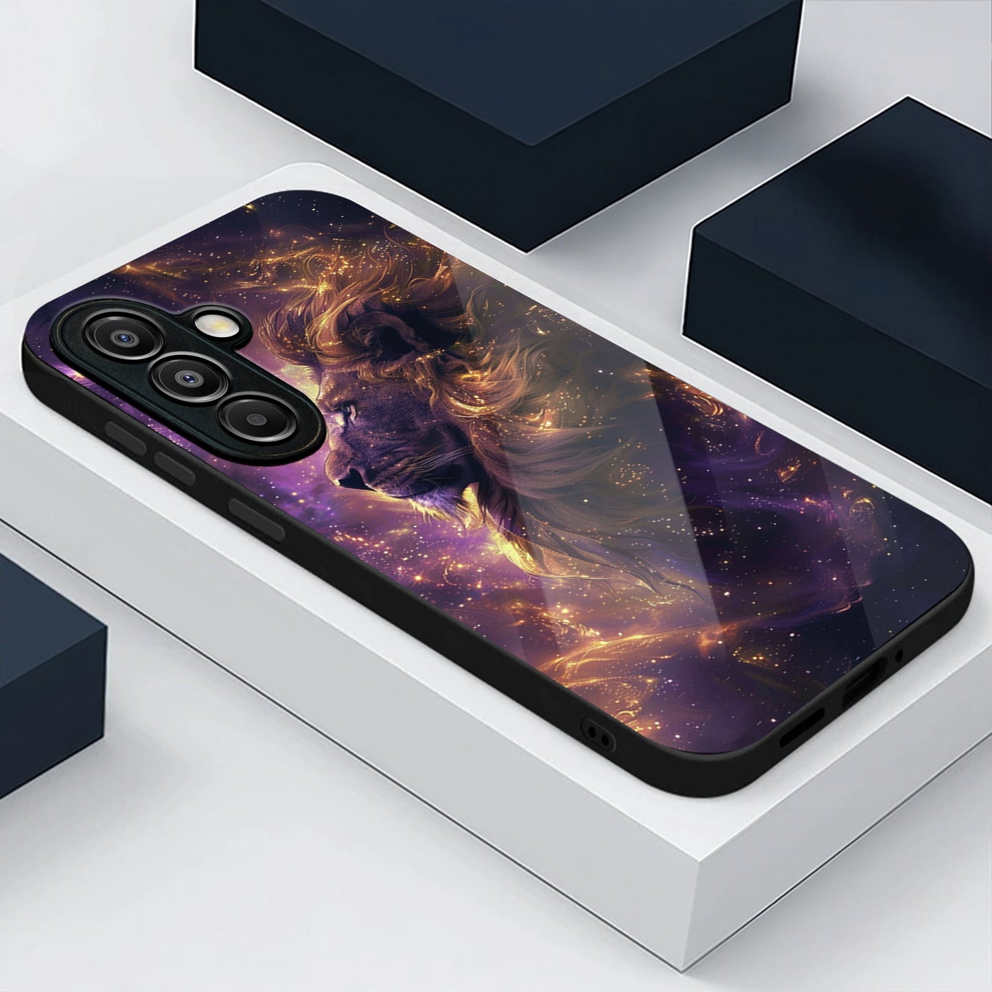 Samsung Galaxy A56 Premium Acrylic Shockproof Glass Back Case (GalaxRoar)