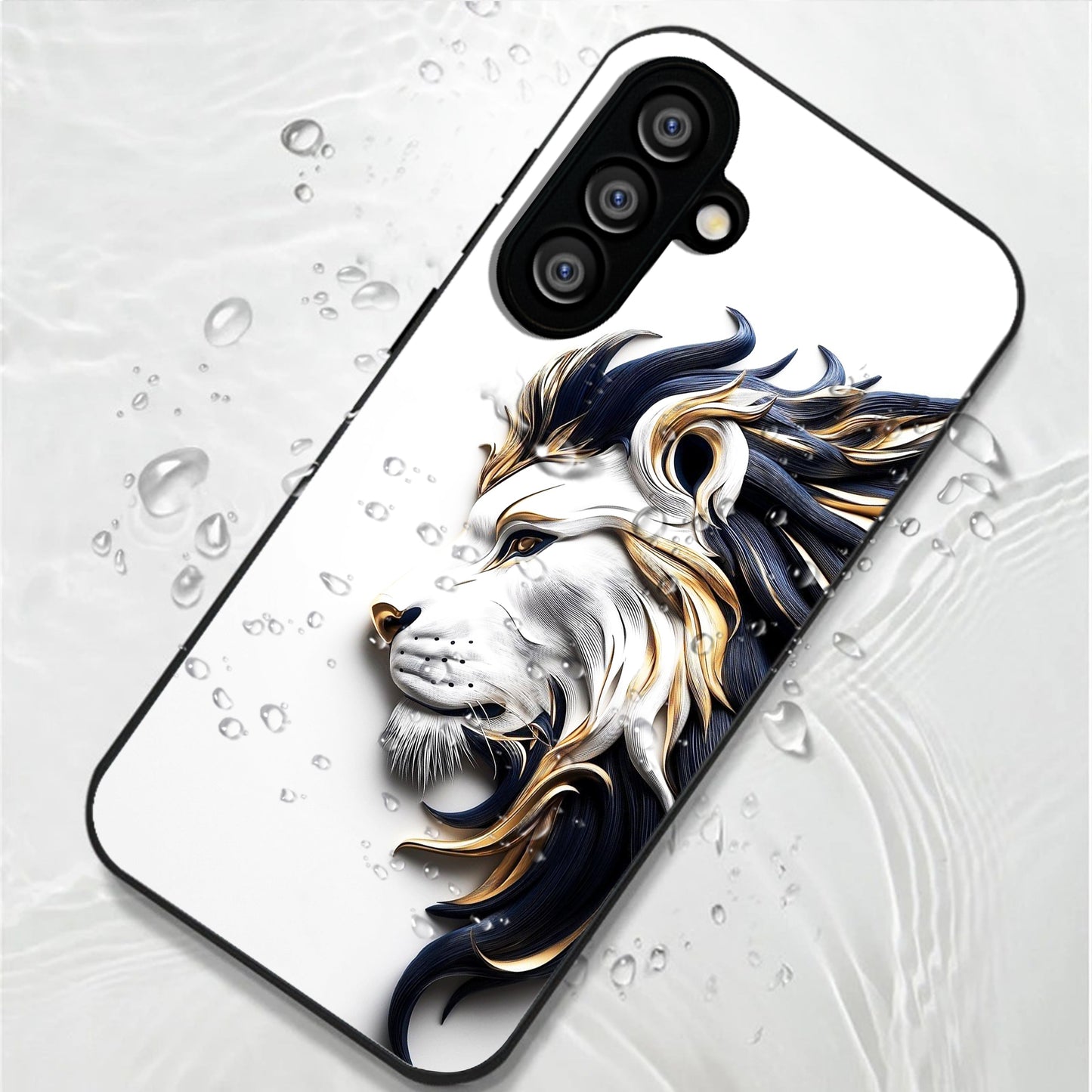 Samsung Galaxy A56 5G Premium Acrylic Shockproof Glass Back Case (King’s Flow)