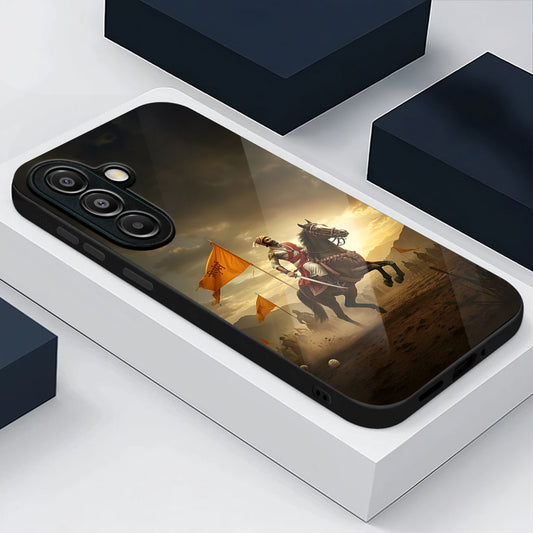 Samsung Galaxy A36 Premium Acrylic Shockproof Glass Back Case (Battle Glory)