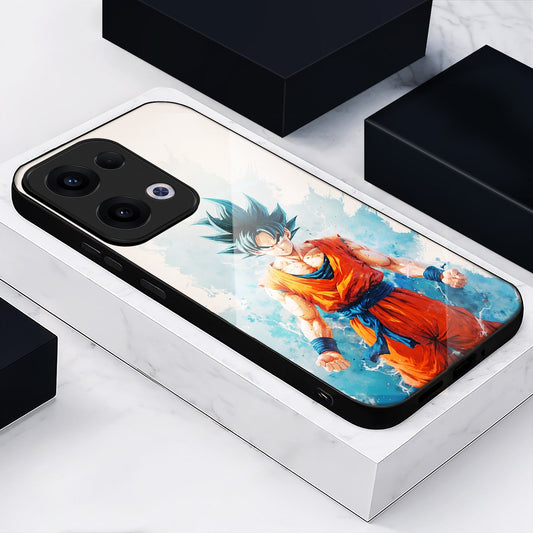 Oppo Reno 13 5G Premium Acrylic Shockproof Glass Back Case (Limitless)