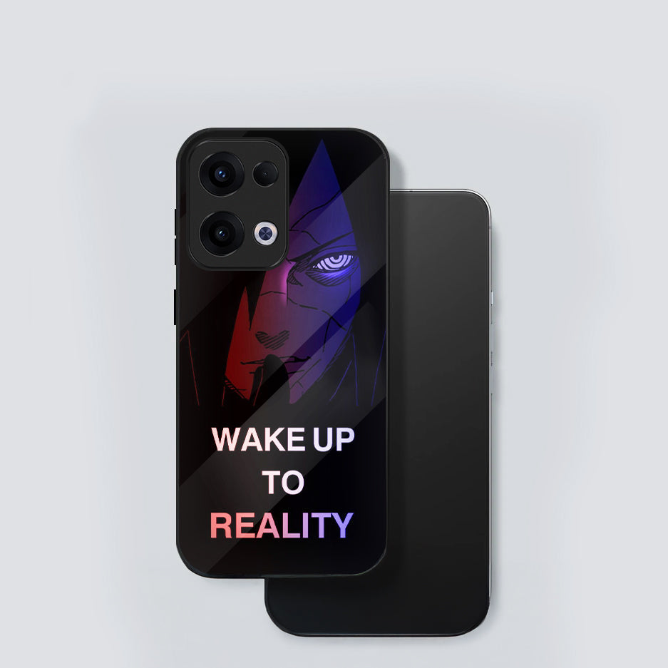 Oppo Reno 13 5G Premium Acrylic Shockproof Glass Back Case (Reality Breaker)
