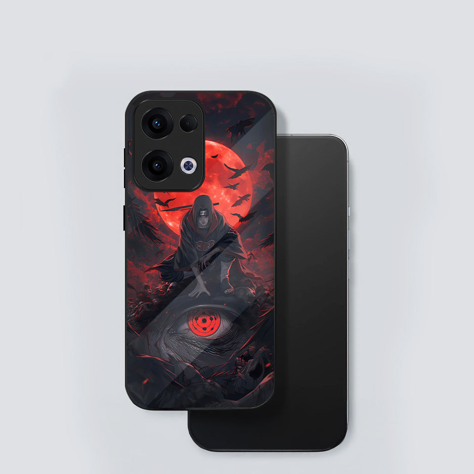 Oppo Reno 13 5G Premium Acrylic Shockproof Glass Back Case (Shadow Eye)