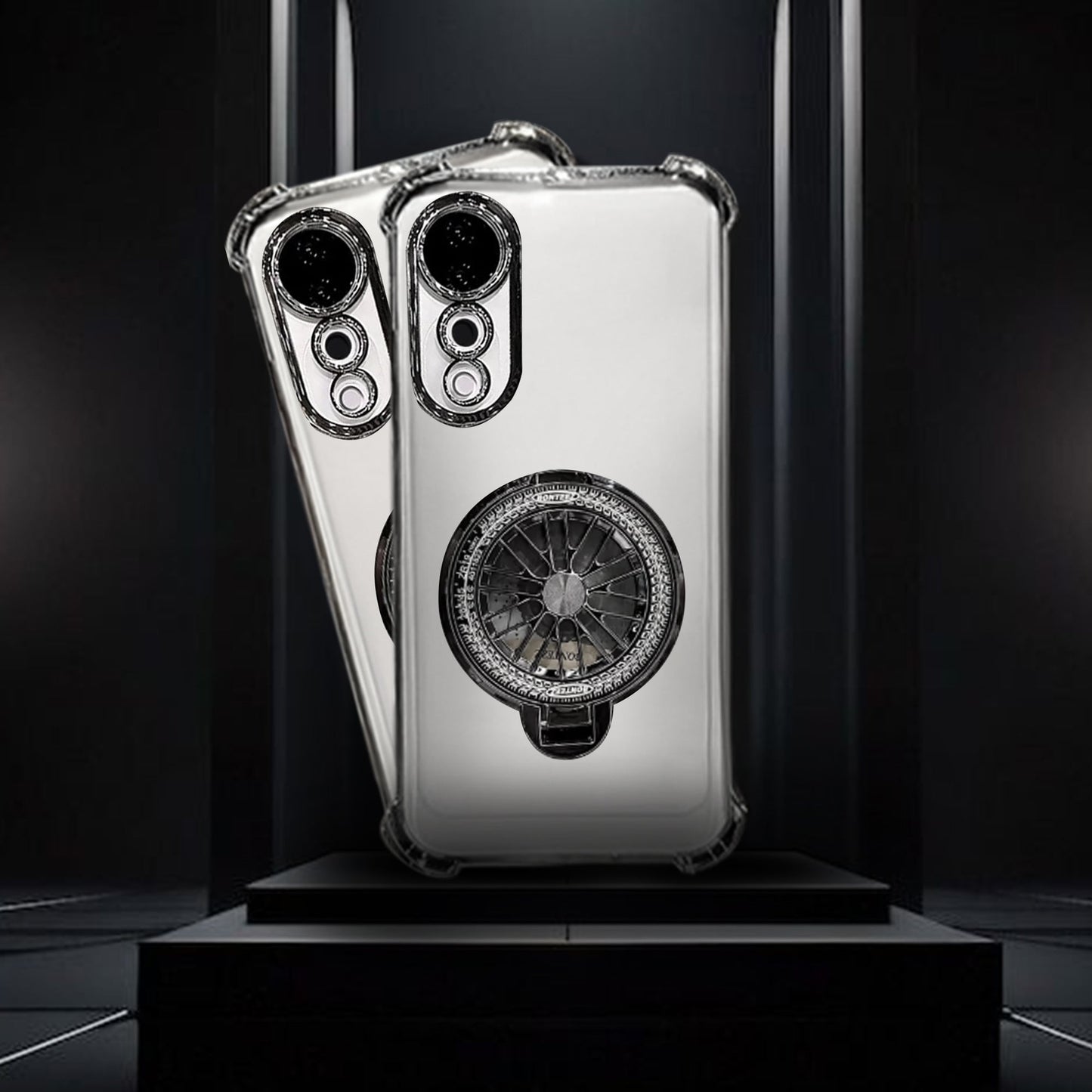 Vivo V40 5G Premium Stress Buster Wheel Rotating Shockproof Airbags Case