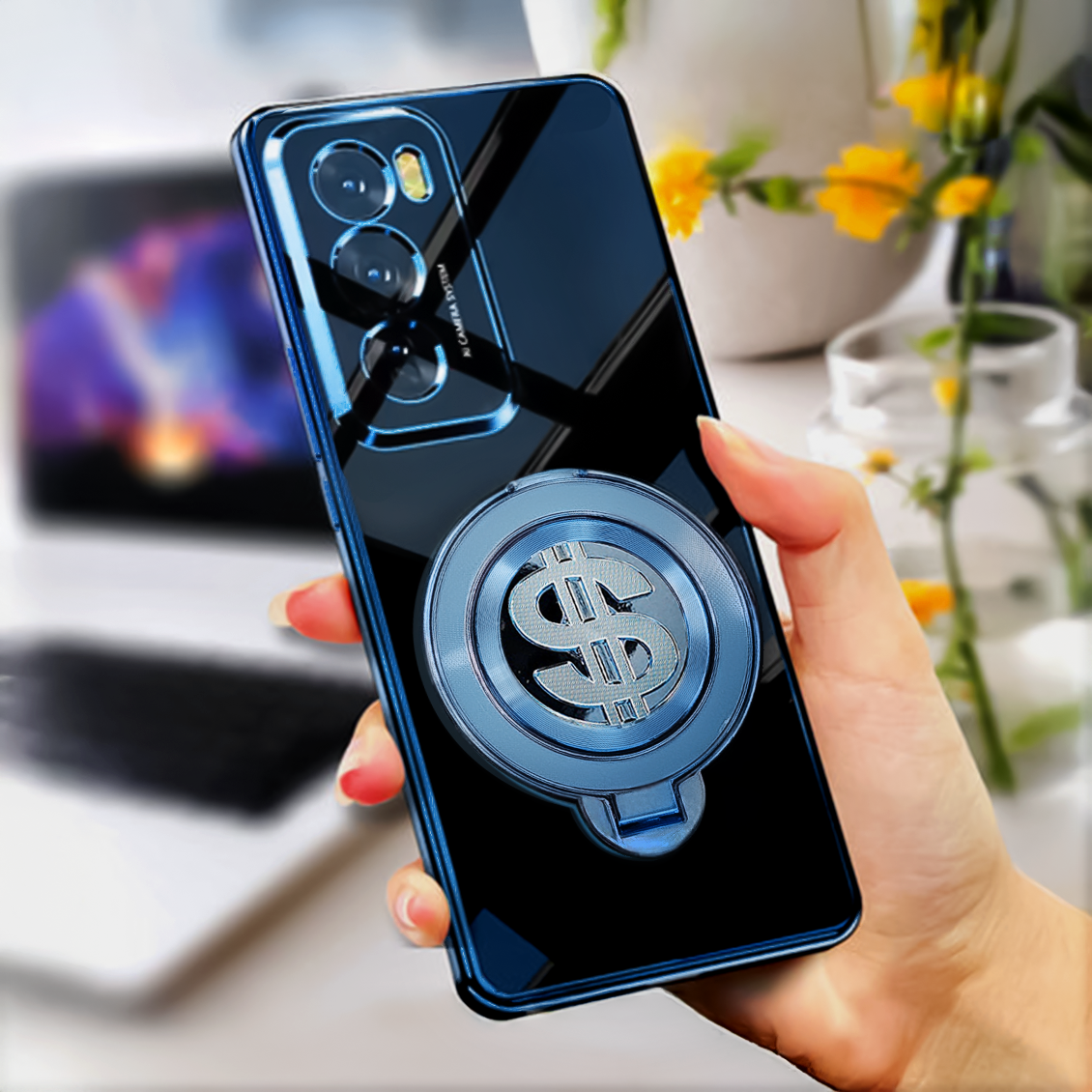 Oppo Reno 12 Pro 5G Electroplating Dollar Case