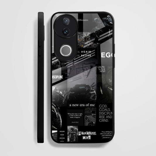 Vivo V50 5G Premium Acrylic Shockproof Glass Back Case (New Era)