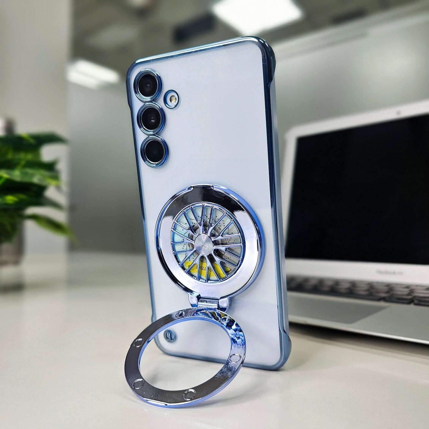 Samsung Galaxy A55 5G Porsche® Wheel Frameless Case