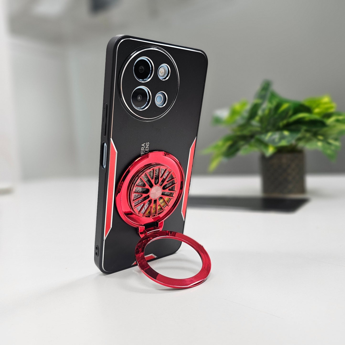 Vivo Y58 5G Best Selling Stress Buster Aluminium Wheel Metal Scratch Resistant Back Case