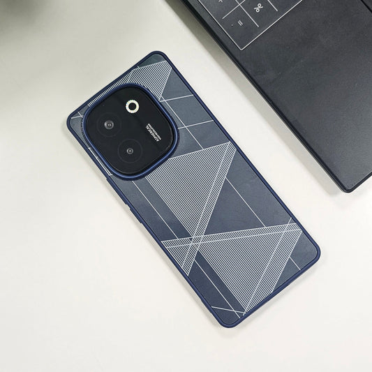 Vivo T3 Pro 5G Triangle Pattern Matte Back Shockproof Case