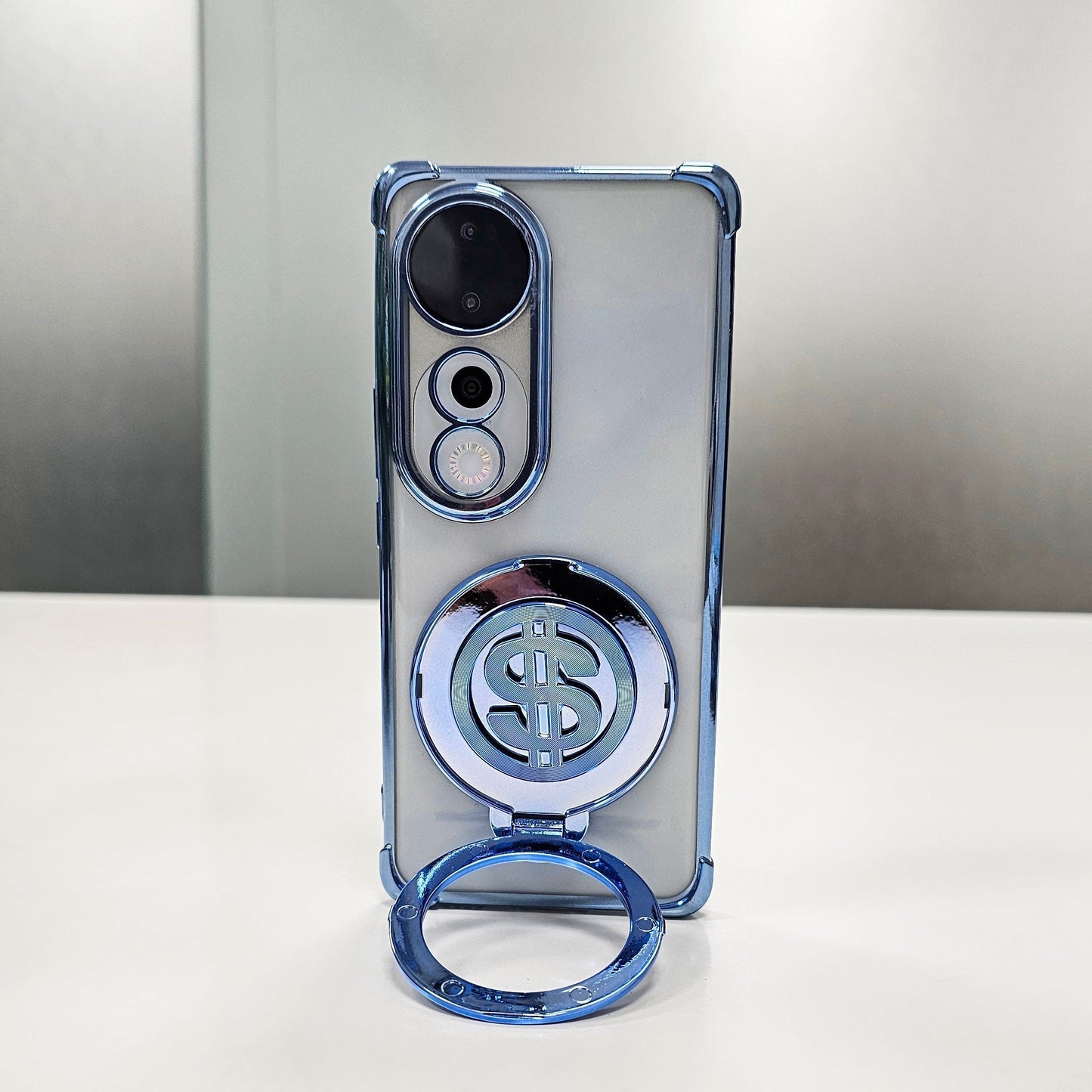 Vivo V40 5G Four Corner Airbags 100% Original Astro Money Magnet Rotating Dollar Case