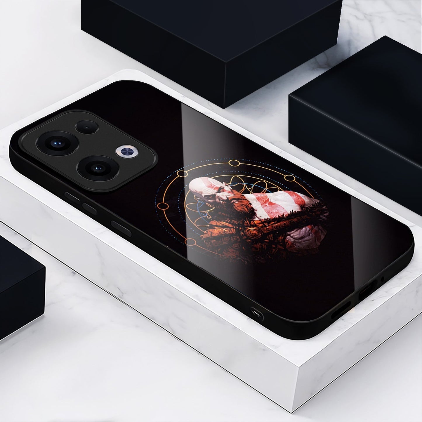 Oppo Reno 13 5G Premium Acrylic Shockproof Glass Back Case (Valdra)