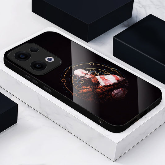 Oppo Reno 13 5G Premium Acrylic Shockproof Glass Back Case (Valdra)