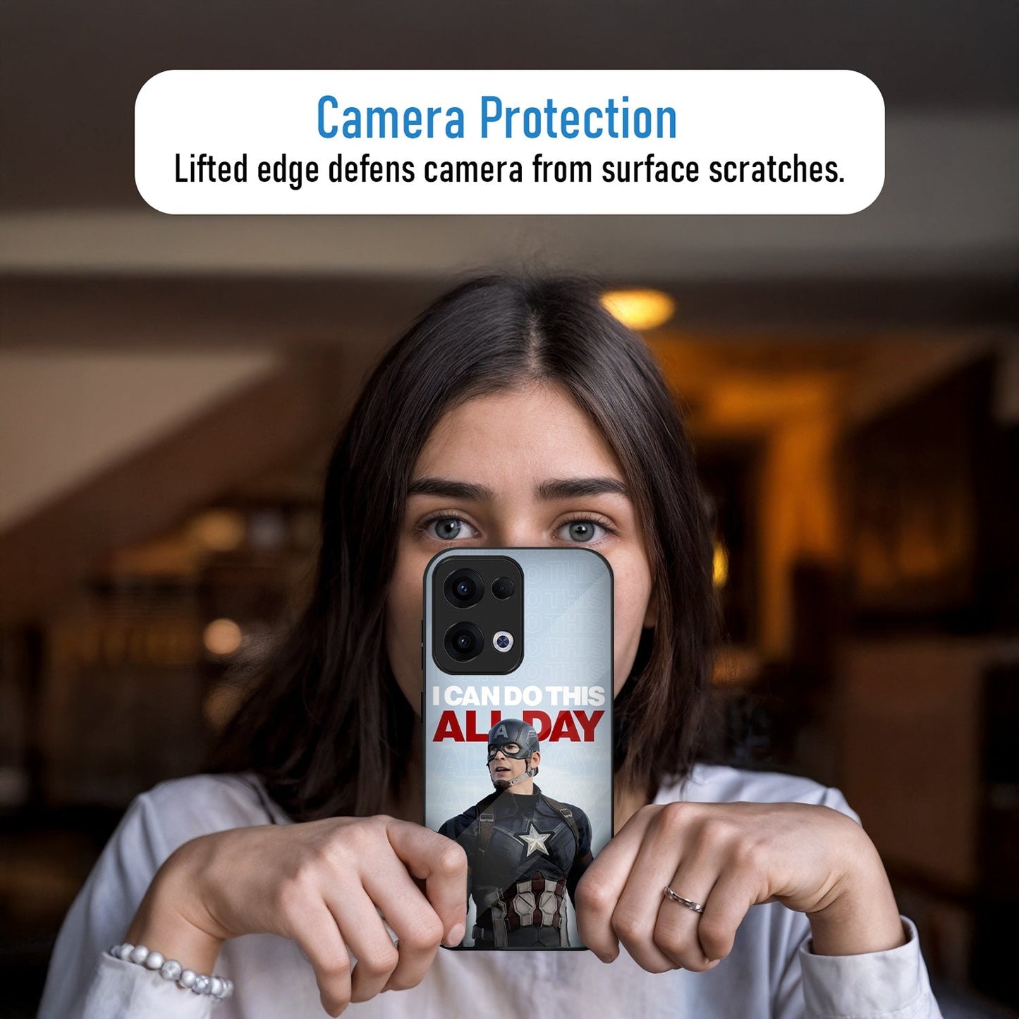 Oppo Reno13 5G Luxury Camera Protection Back Case