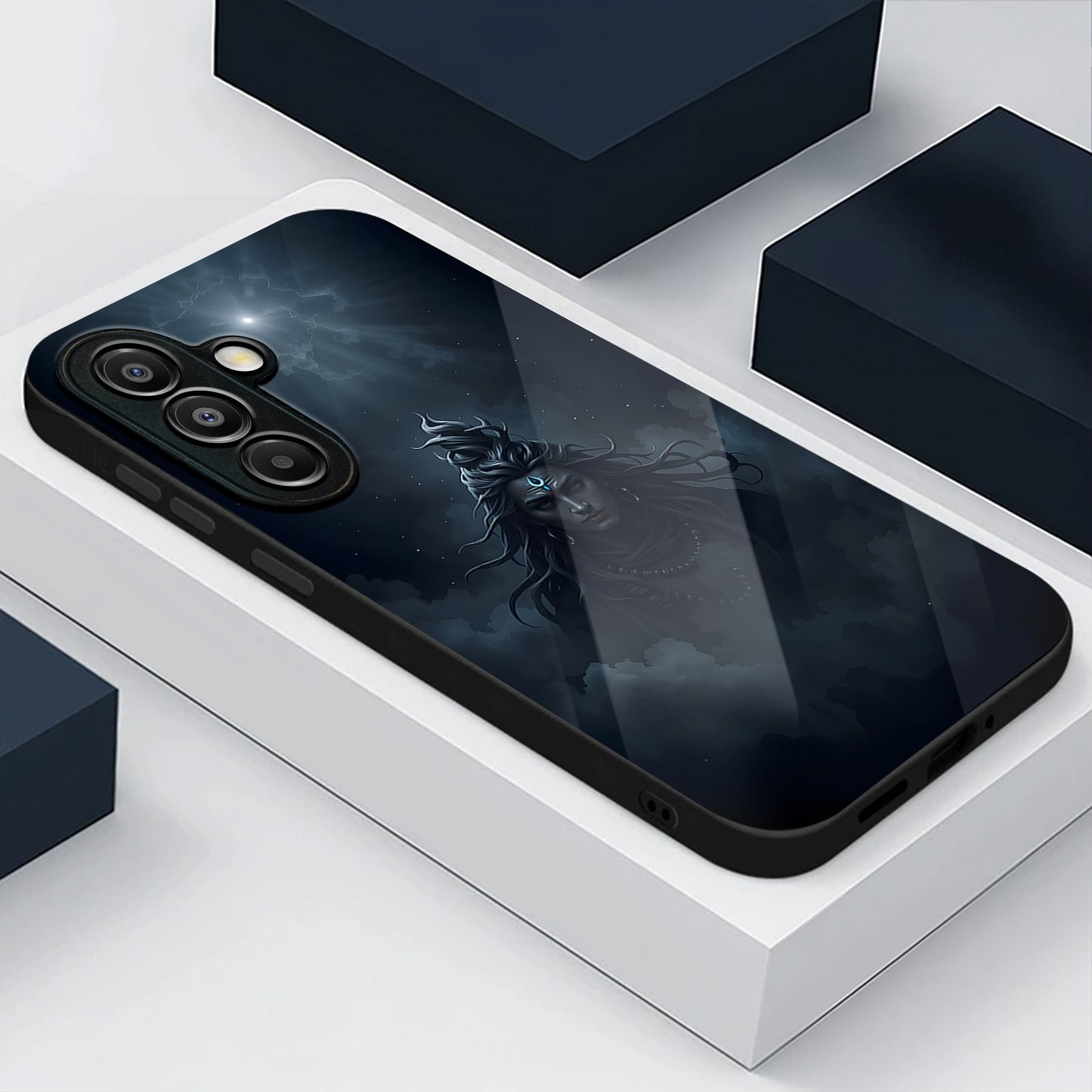 Samsung Galaxy A56 Premium Acrylic Shockproof Glass Back Case (DivineEnergy)