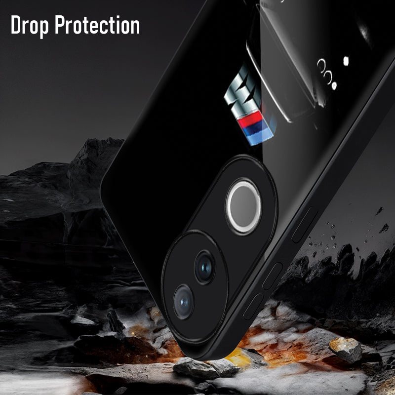 Vivo V50 5G Premium Acrylic Shockproof Glass Back Case (Motorsport Edition)