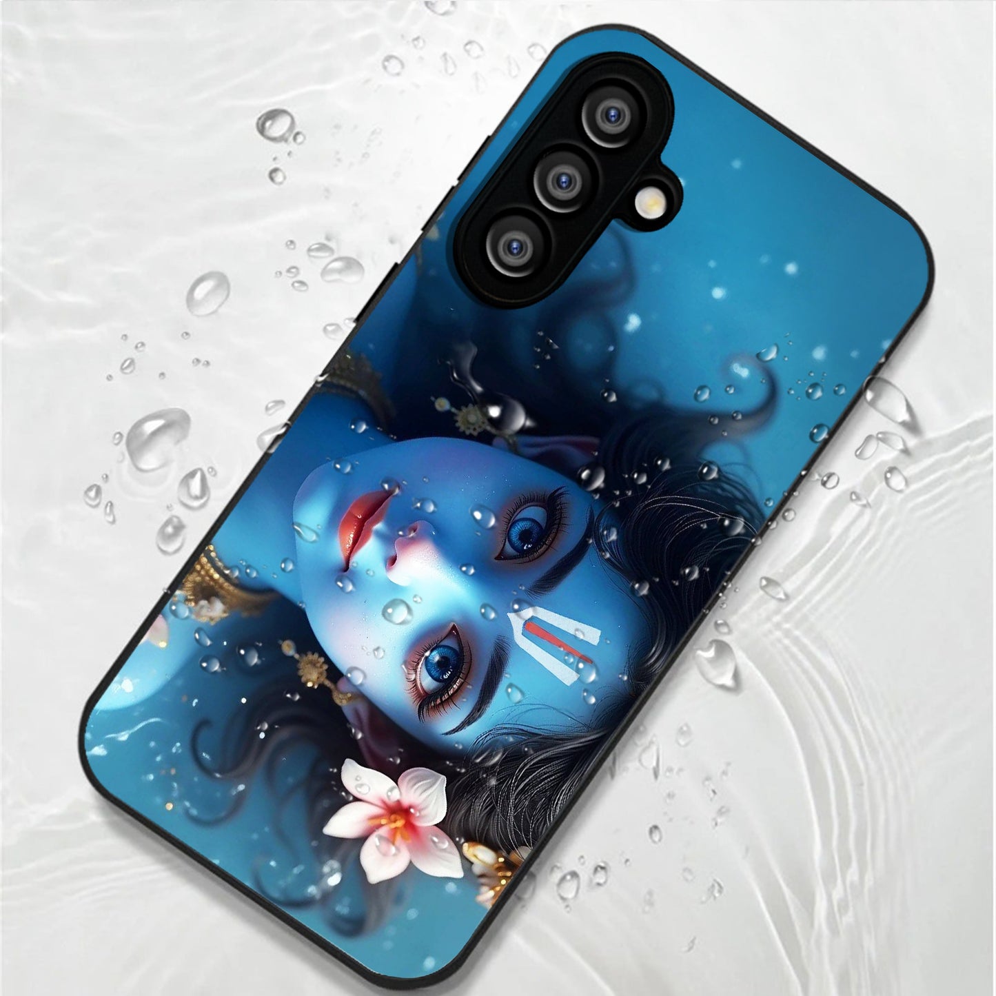 Samsung Galaxy A36 Premium Acrylic Shockproof Glass Back Case (Divine Aura)