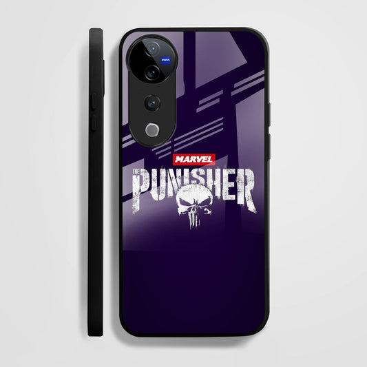 Vivo V40 Pro 5G Premium Acrylic Shockproof Glass Back Case (Marvel)