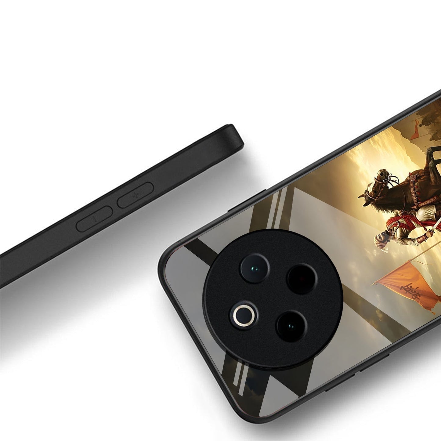 Vivo T4 5G Premium Acrylic Shockproof Glass Back Case (Battle Glory)