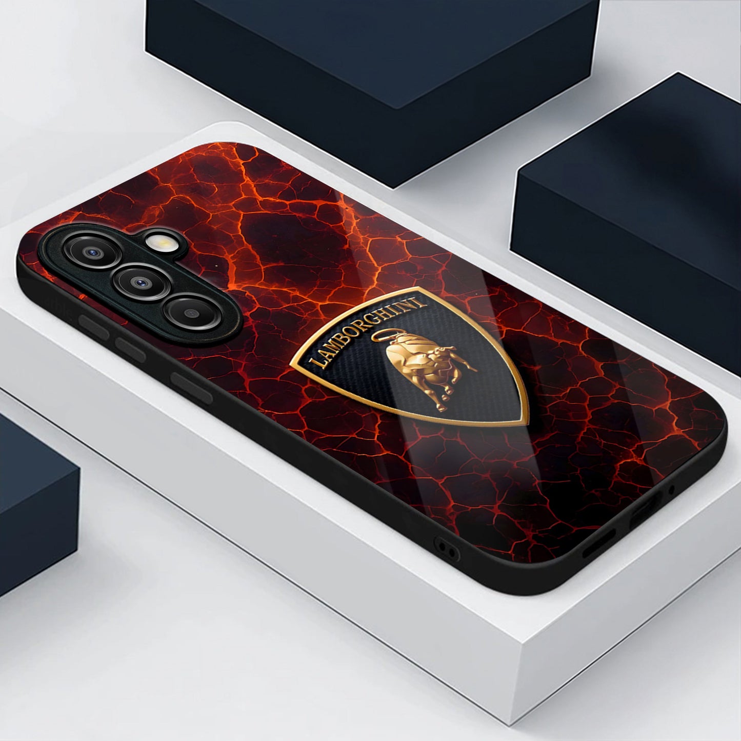 Samsung Galaxy A56 Premium Acrylic Shockproof Glass Back Case (SpeedFlare)