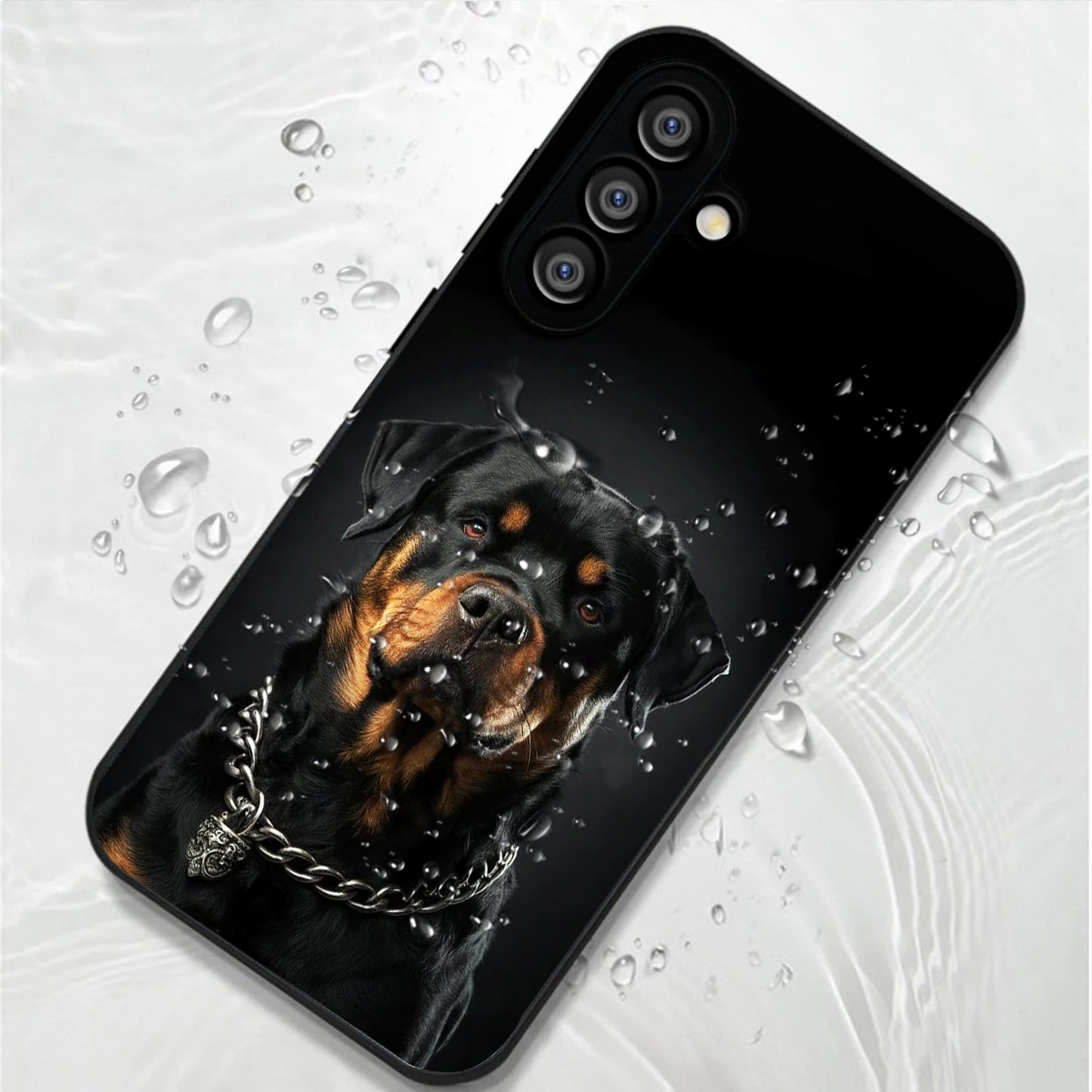 Samsung Galaxy A56 Premium Acrylic Shockproof Glass Back Case (Loyal Beast)