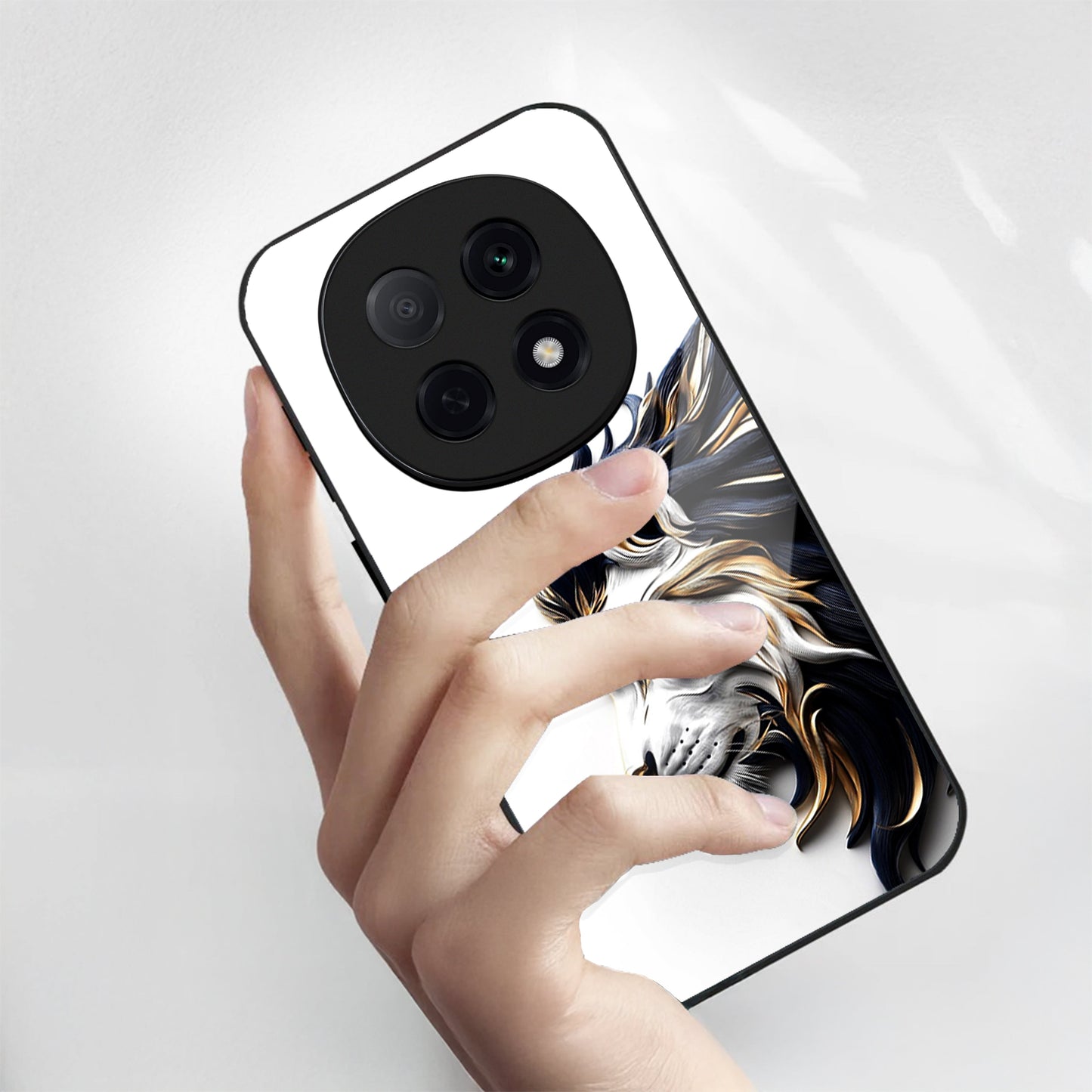 OPPO F29 Pro 5G Premium Acrylic Shockproof Glass Back Case (King’s Flow)