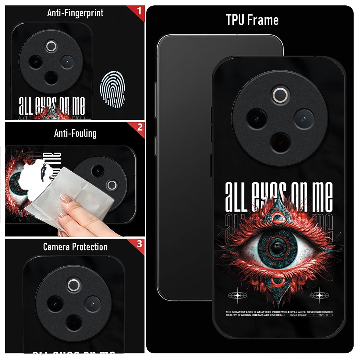 Vivo T4 5G Premium Acrylic Shockproof Glass Back Case (Hyperview)