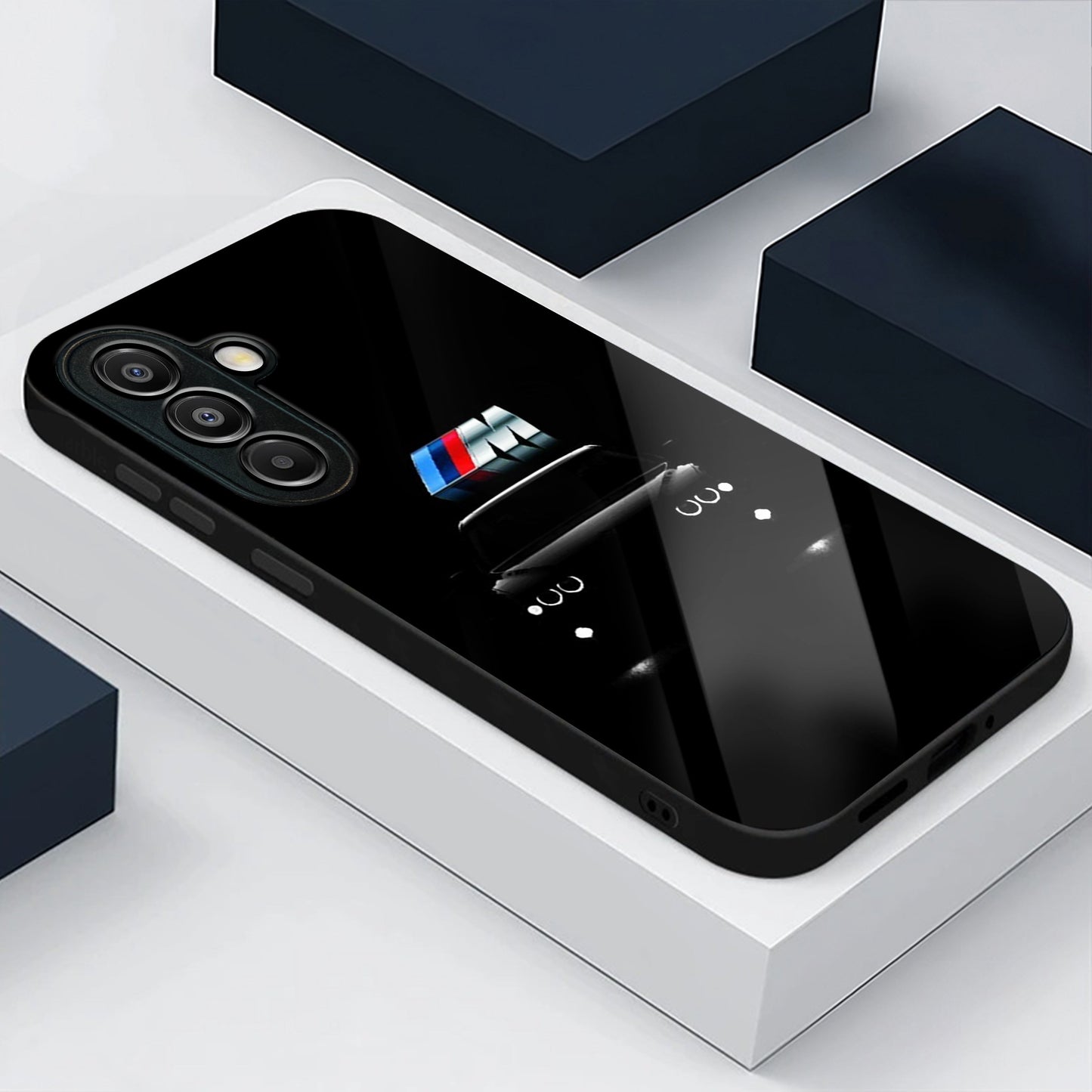 Samsung Galaxy A56 5G Premium Acrylic Shockproof Glass Back Case (Motorsport Edition)