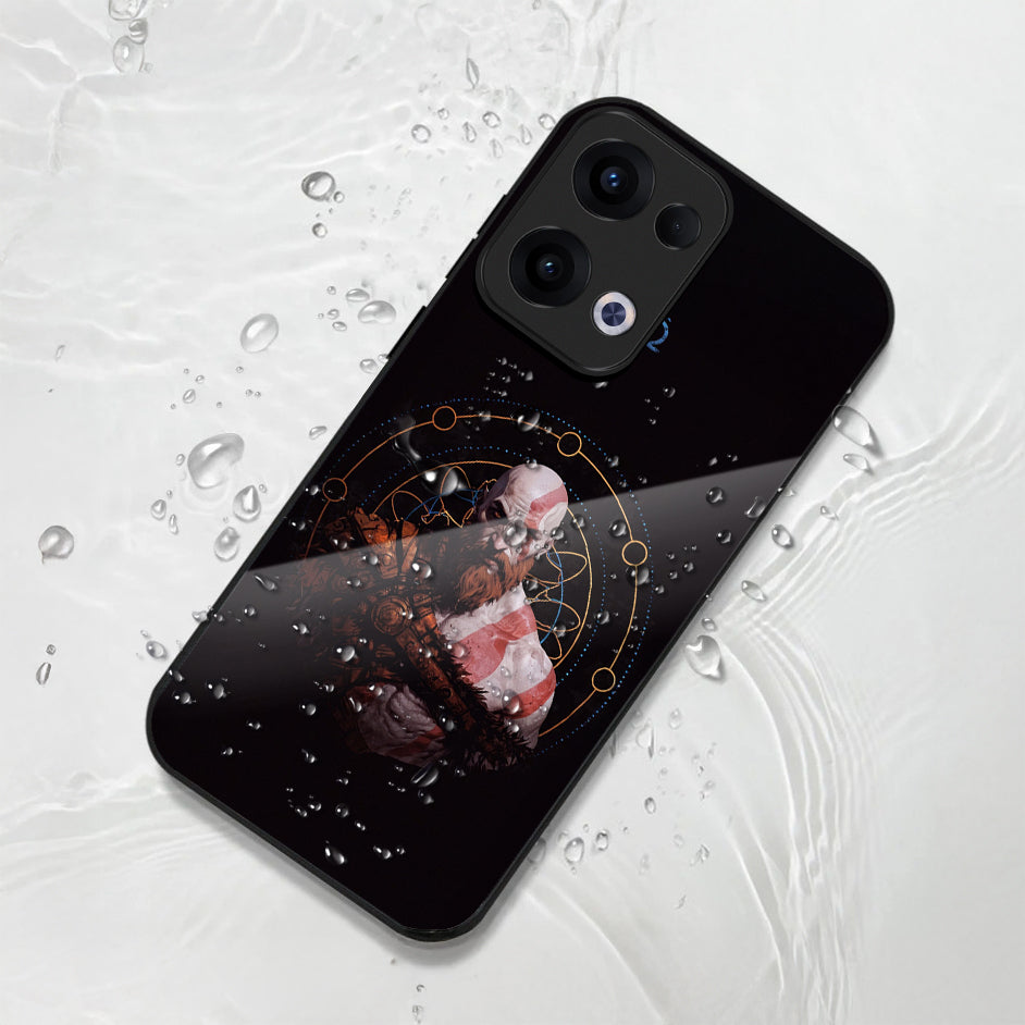 Oppo Reno 13 5G Premium Acrylic Shockproof Glass Back Case (Valdra)