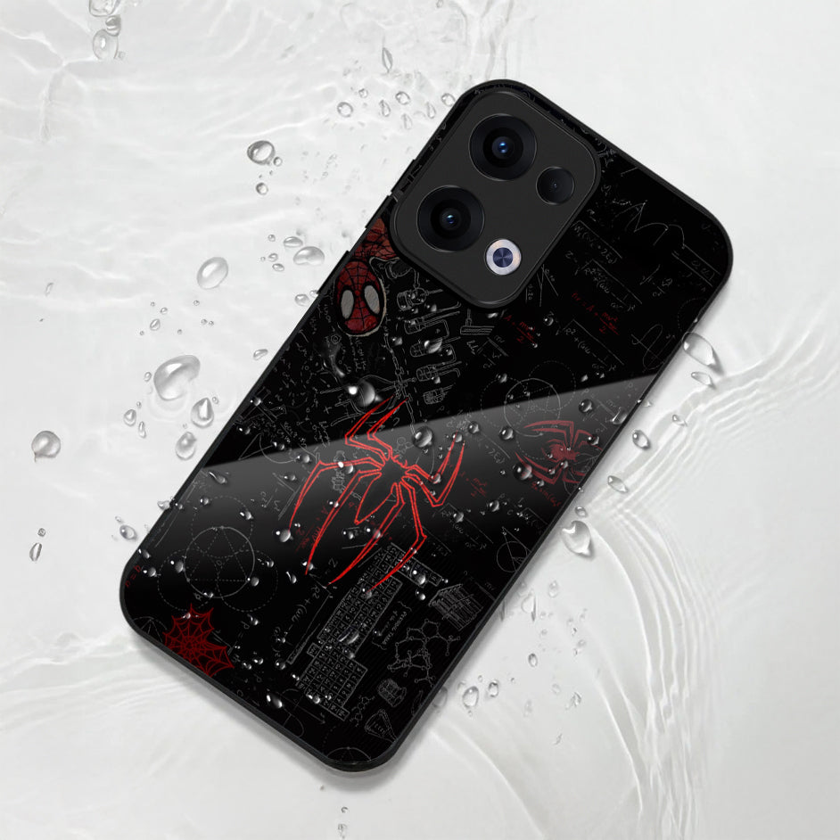 Oppo Reno 13 5G Premium Acrylic Shockproof Glass Back Case (Webverse)