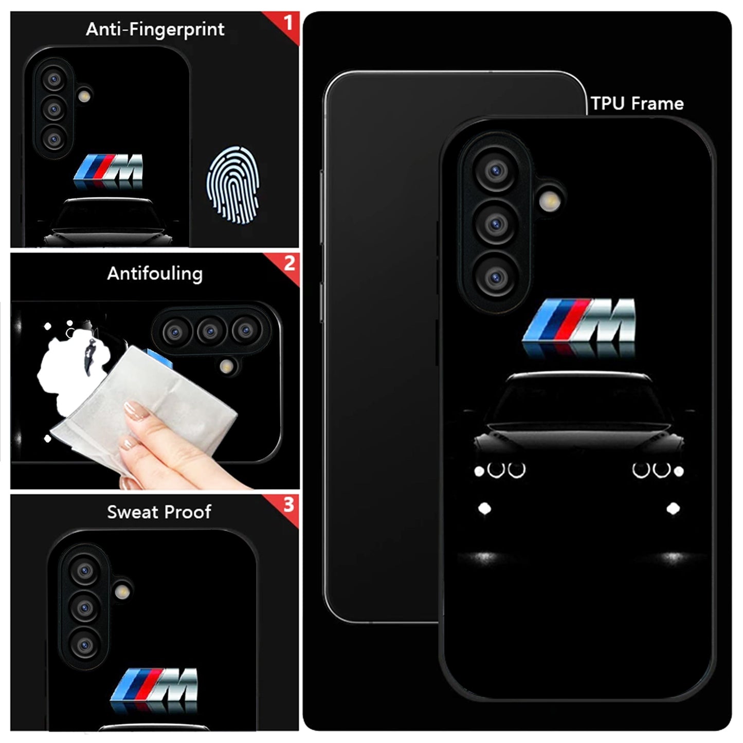 Samsung Galaxy A56 5G Premium Acrylic Shockproof Glass Back Case (Motorsport Edition)