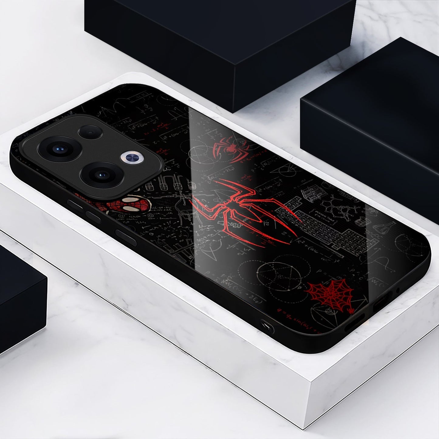 Oppo Reno 13 5G Premium Acrylic Shockproof Glass Back Case (Webverse)