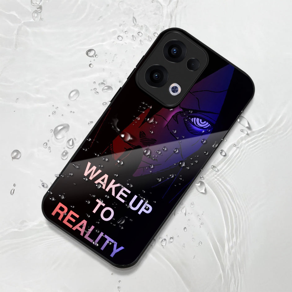 Oppo Reno 13 5G Premium Acrylic Shockproof Glass Back Case (Reality Breaker)