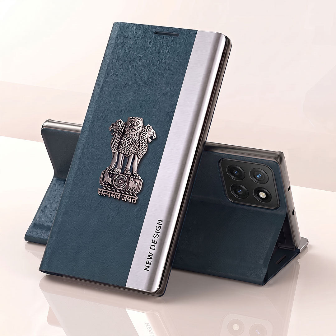 Motorola Edge 60 Stylus 5G Satyamev Jayate Flip Leather Case