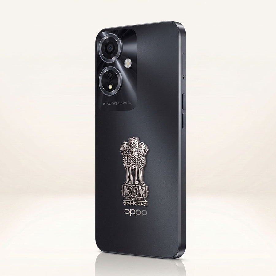 Oppo A59 5G Compatible Satyamev Jayate 3D Metal Emblem Sticker