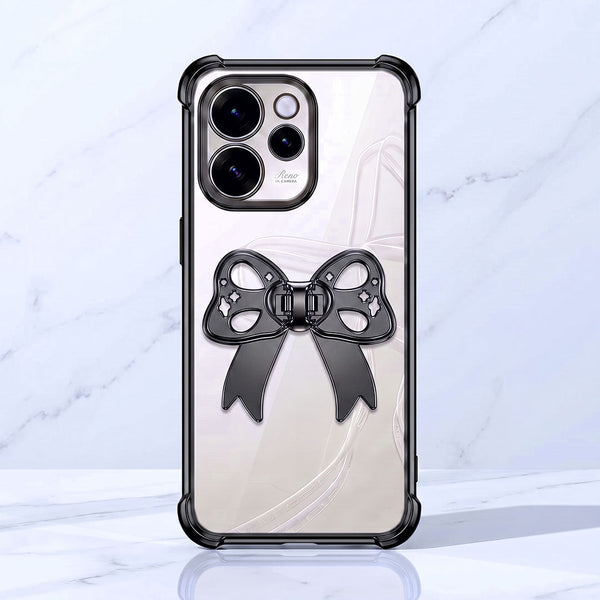 Oppo Reno 15 Pro Mini 5G Stylish Bow Knot Transparent Shockproof Airbag Phone Case