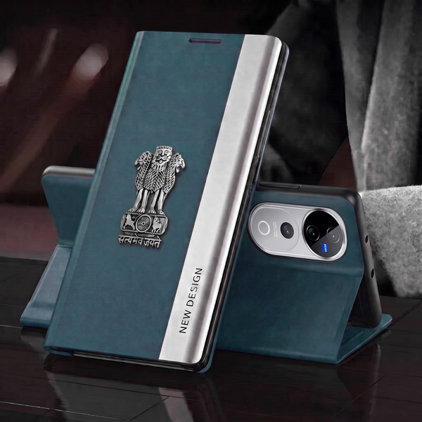 Vivo V40 Pro 5G Satyamev Jayate Flip Leather Case