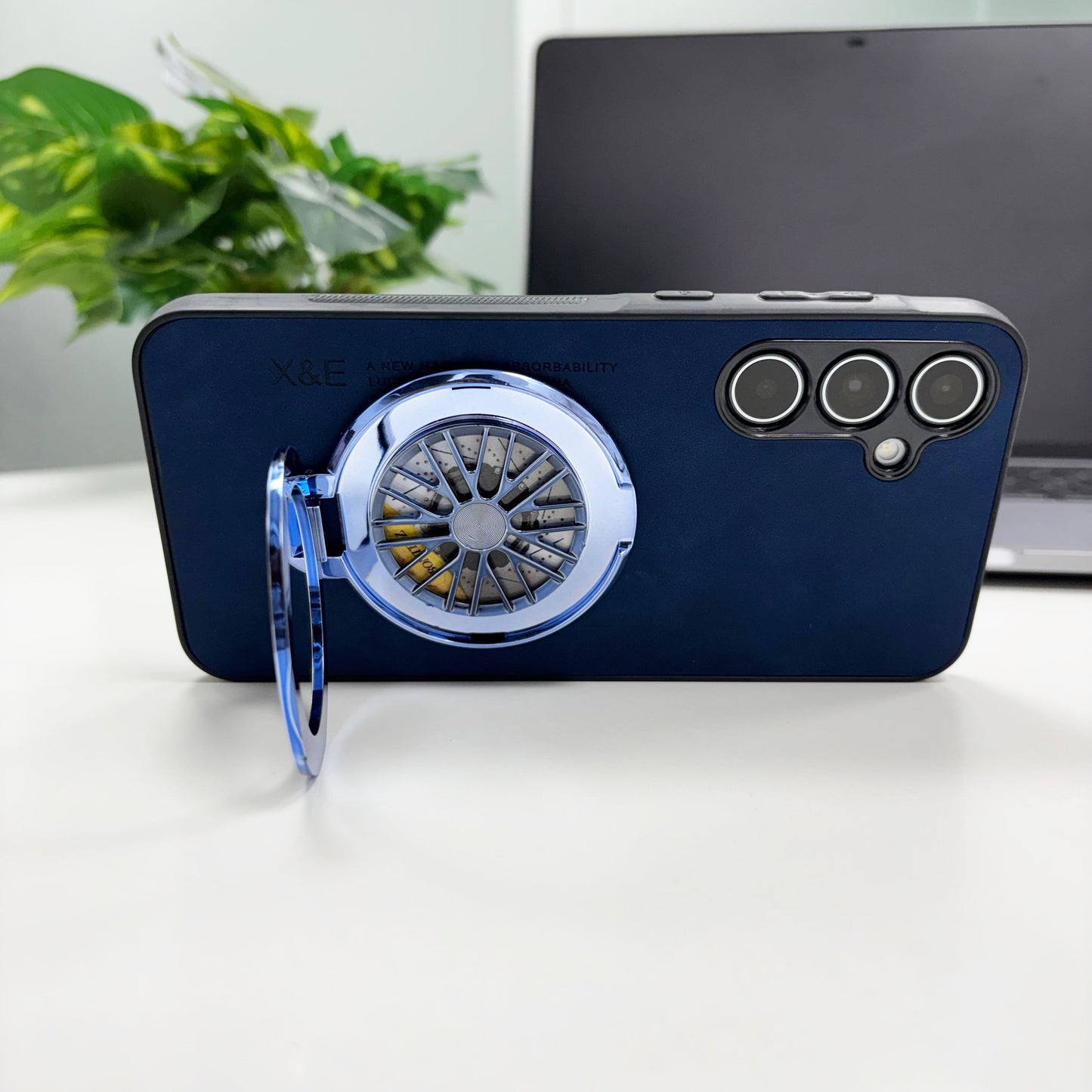 Samsung Galaxy A55 5G Best Selling Stress Buster Wheel Comfortable Touch Sheepskin Scratch Resistant Back Case